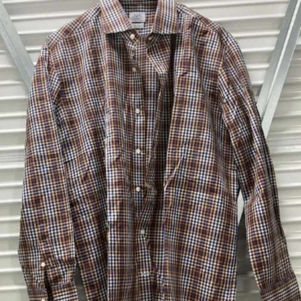 Men's Plaid Button-Down Shirt